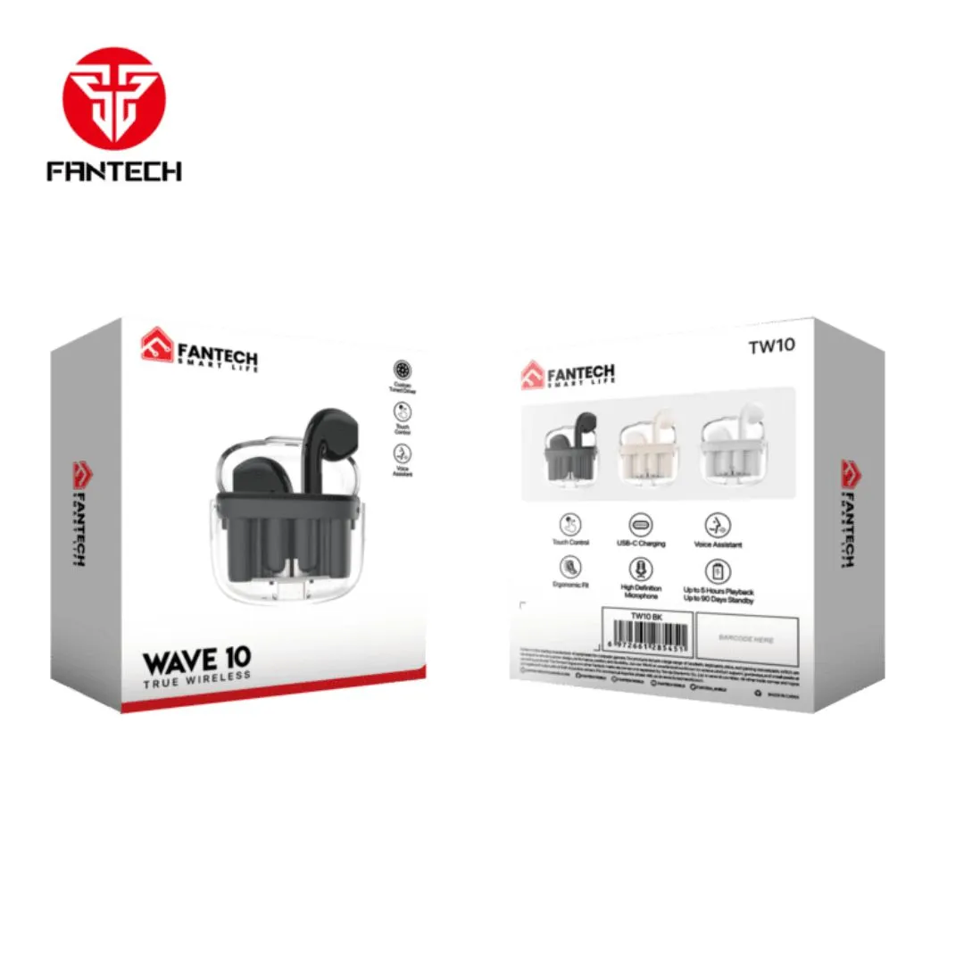 211115 Bluetooth slušalice Fantech Wave 10 crne  | Tellux - Vaš put do savršenog doma