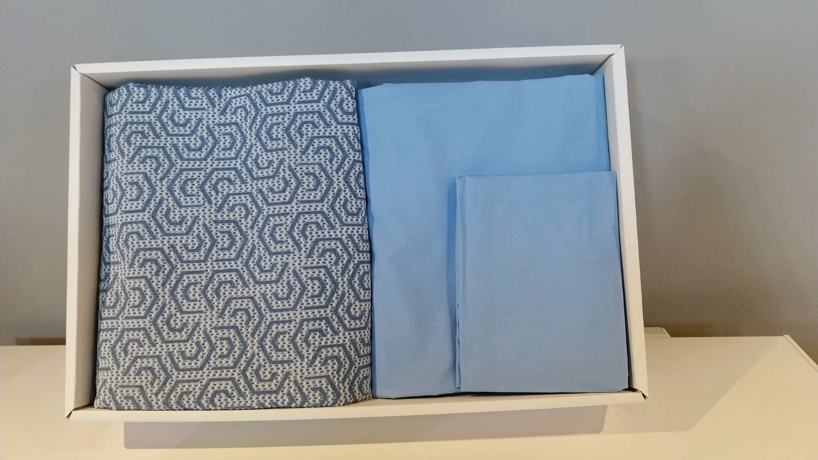 60227873 Tac Elise posteljina sa prekrivačem za dve osobe plava  | Tellux - Vaš put do savršenog doma