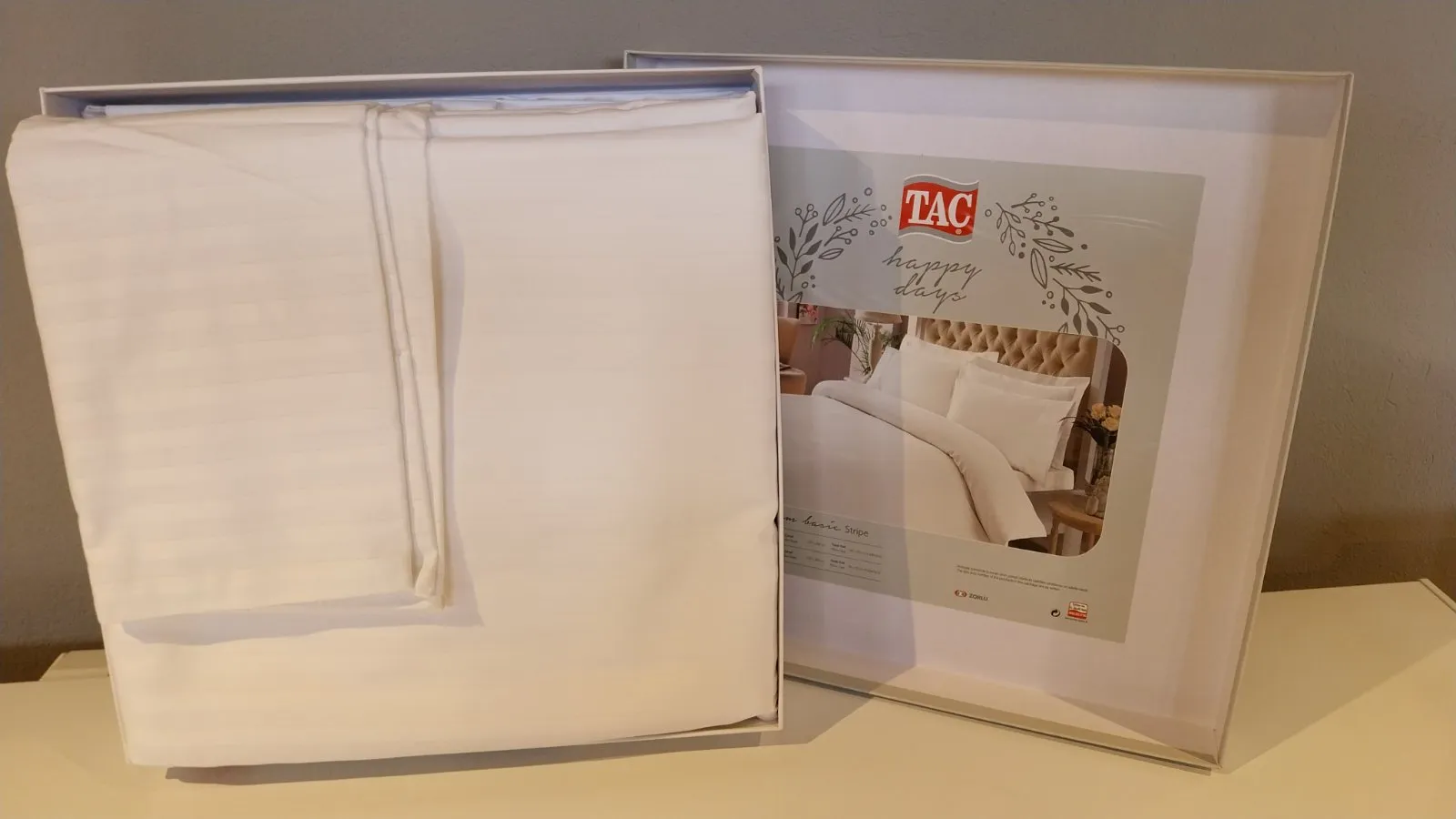 60234216 Tac Premium Basic set posteljine bela (king size)  | Tellux - Vaš put do savršenog doma