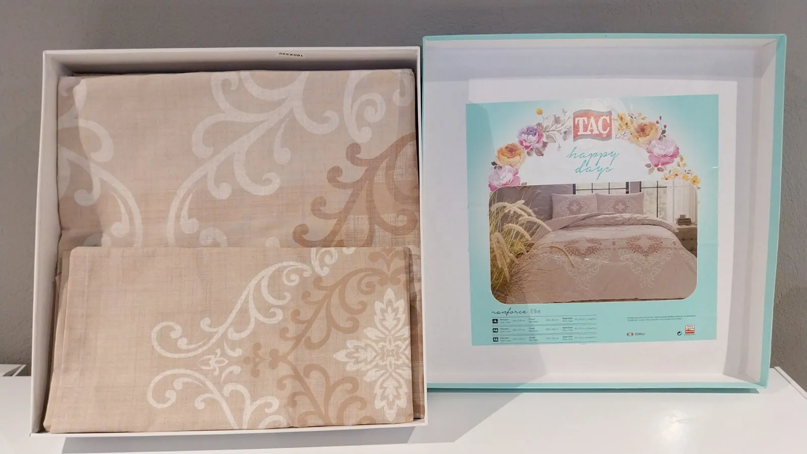 60266429 Tac Ellie set posteljine za jednu osobu braon  | Tellux - Vaš put do savršenog doma