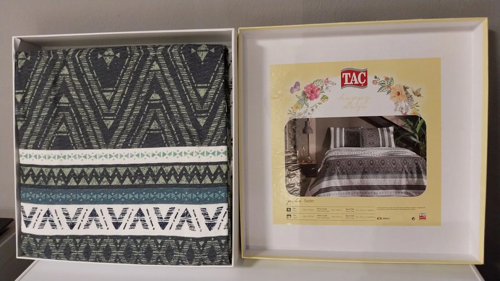 60272739 Tac Sadler posteljina sa prekrivačem za jednu osobu zelena  | Tellux - Vaš put do savršenog doma