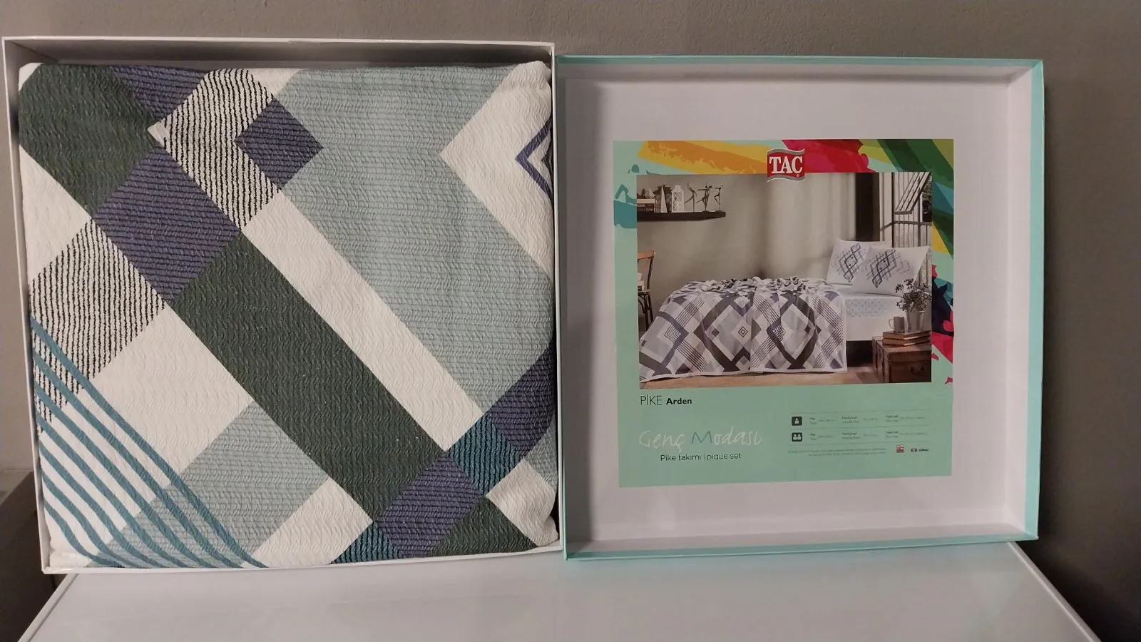 60272997 Tac Arden posteljina sa prekrivačem za jednu osobu plava  | Tellux - Vaš put do savršenog doma