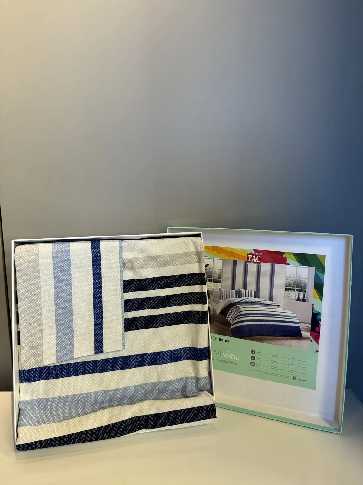 60286631 Tac Echo set posteljine za jednu osobu braon  | Tellux - Vaš put do savršenog doma