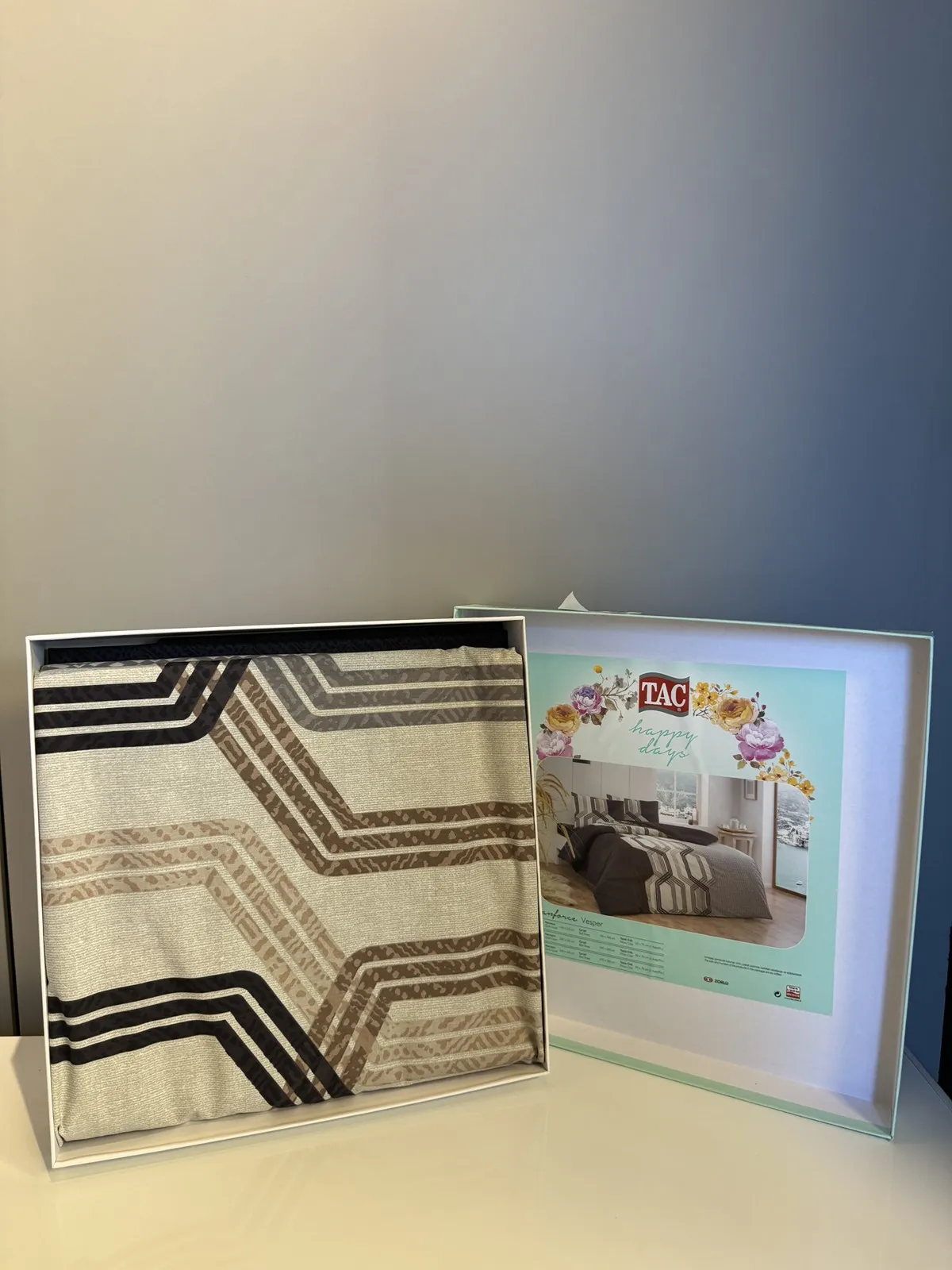 60287105 Tac Vesper set posteljine za jednu osobu braon  | Tellux - Vaš put do savršenog doma