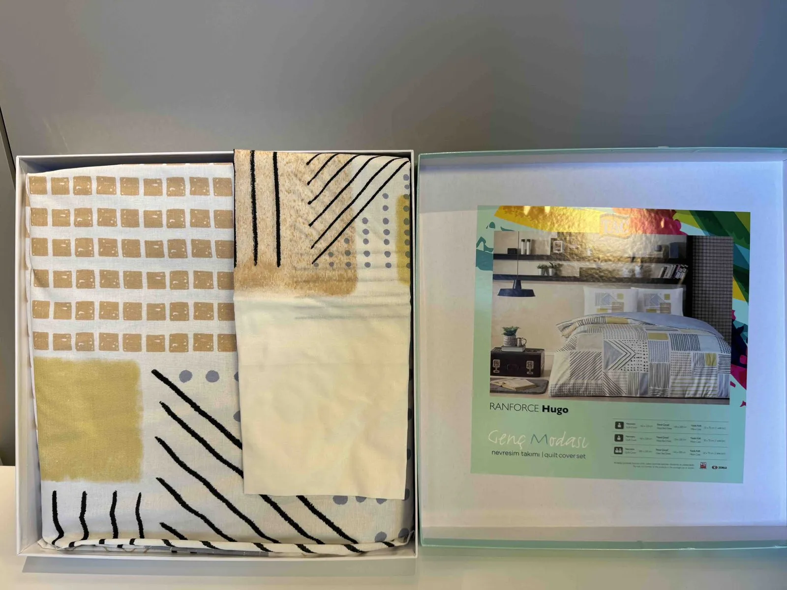 60293957 Tac Hugo set posteljine za jednu osobu plava  | Tellux - Vaš put do savršenog doma