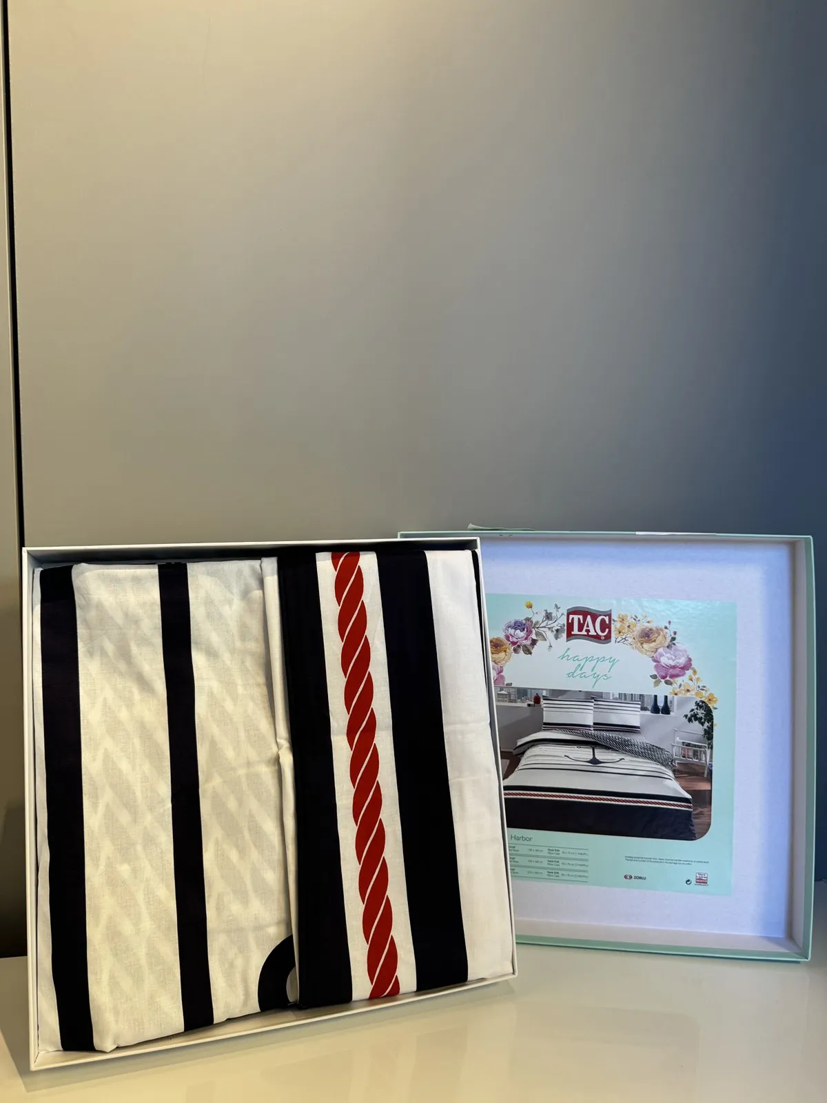 60293978 Tac Harbor set posteljine za jednu osobu tamno plava  | Tellux - Vaš put do savršenog doma