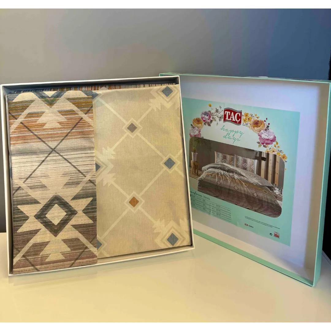 60279640 Tac Venita set posteljine za jednu osobu bež  | Tellux - Vaš put do savršenog doma