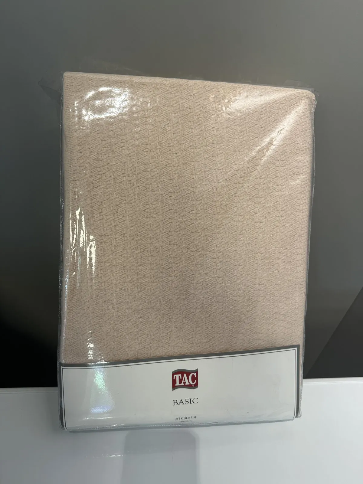 60232360 Tac Basic prekrivač za dve osobe bež | Tellux - Vaš put do savršenog doma
