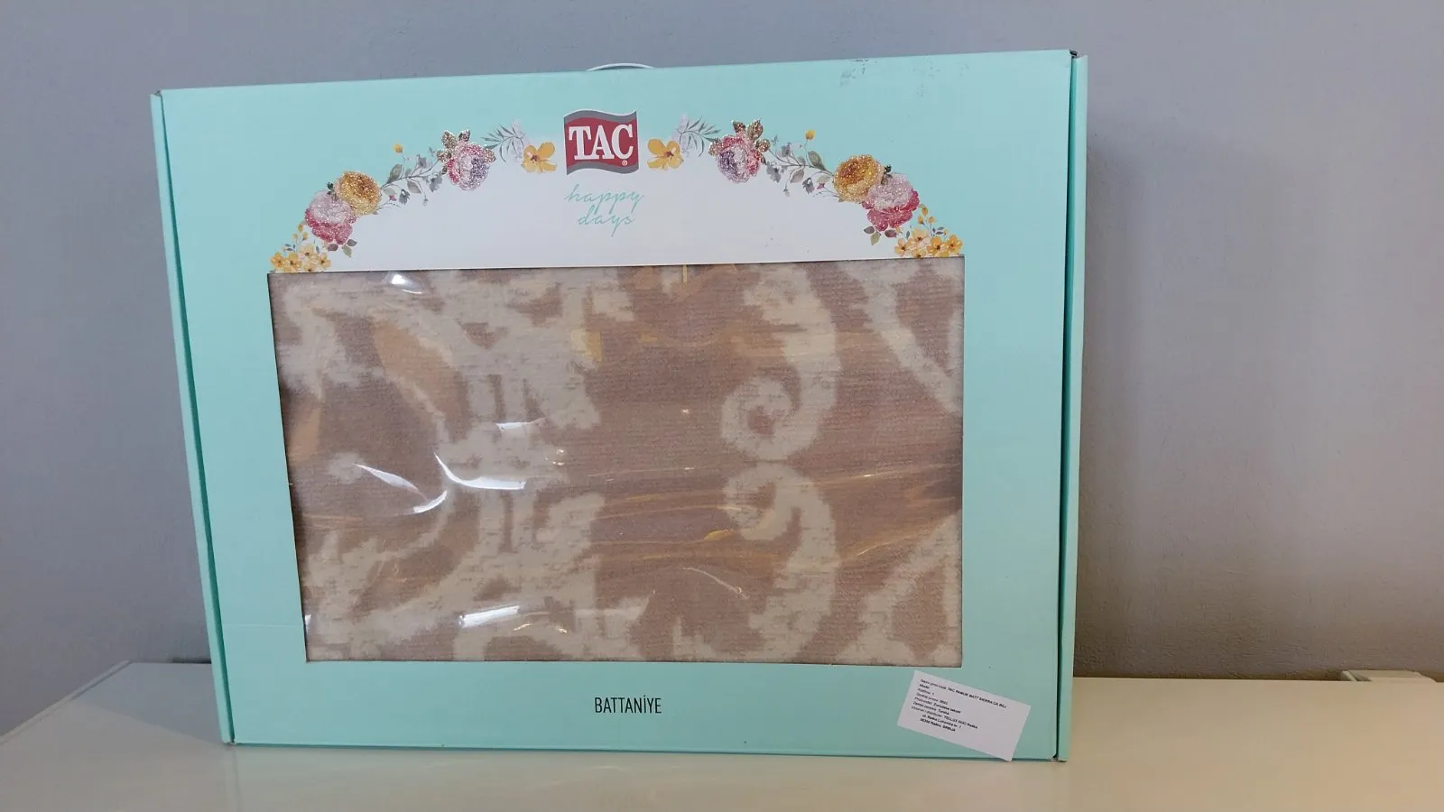 71317720 Tac Sierra pamučno ćebe za dve osobe bež  | Tellux - Vaš put do savršenog doma