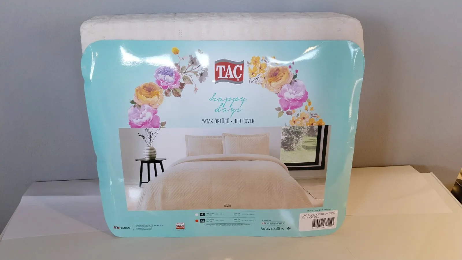 71318126 Tac Alvin set prekrivača za krevet za dve osobe bež  | Tellux - Vaš put do savršenog doma