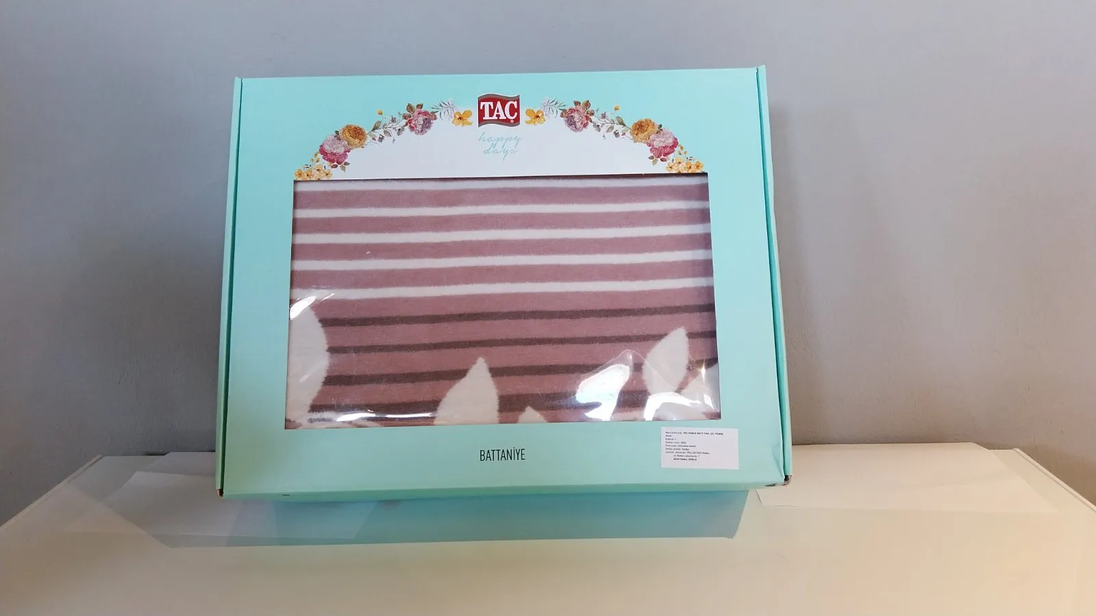 71318674 Tac Tina pamučno ćebe za dve osobe roze  | Tellux - Vaš put do savršenog doma